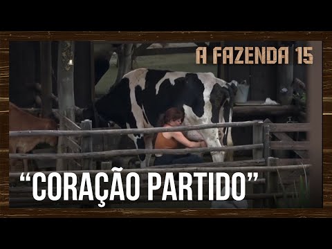 Jaque desabafa com vaca Mimosa: “Não amo pela metade” | A Fazenda 15