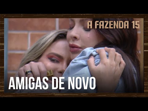 Kally rasga elogios a Jaque ao acalmá-la após formação da Roça: "Mulher forte" | A Fazenda 15