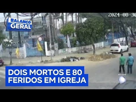 Teto de igreja desaba no Recife (PE) e deixa dois mortos e pelo menos 80 feridos