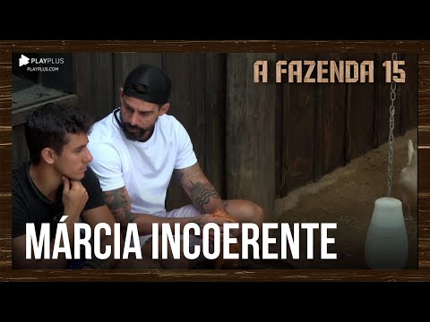 Radamés diz a Henrique que Márcia causa intriga entre os próprios aliados | A Fazenda 15