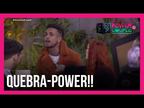 Quebra-Power! Matheus e Hadballa se descontrolam após troca de ofensas | Power Couple Brasil 6