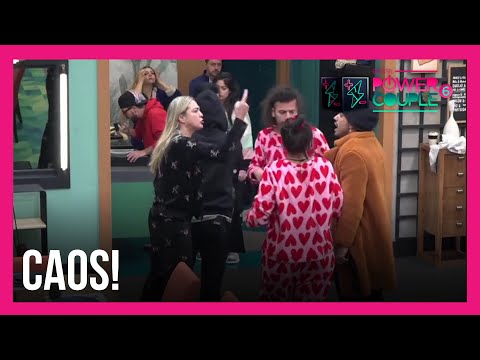 Briga entre Nahim e Andreia e Matheus e Brenda tumultua a Mansão Power | Power Couple Brasil 6