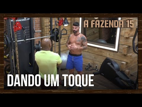 "Ficou meio arrogante", opina Radamés sobre atitude de Black em relação a André | A Fazenda 15