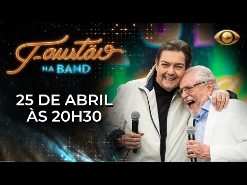 [AO VIVO] FAUSTÃO NA BAND | ARQUVO PESSOAL COM CARLOS ALBERTO - 25/04/2023