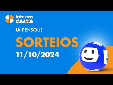 Loterias CAIXA: Mega-Sena, Quina, Lotofácil e mais 11/10/2024