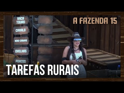 Fazendeira pela terceira vez, Jaque distribui tarefas aos peões | A Fazenda 15