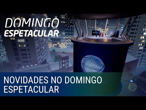 Domingo Espetacular estreia novidades