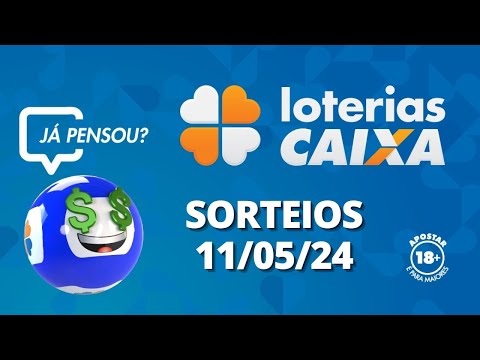 Loterias CAIXA: +Milionária, Mega-Sena, Quina e mais 11/05/2024