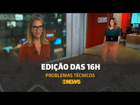 Falha técnica faz "edição das 16h" ser apresentado do RJ - 06/04/2020