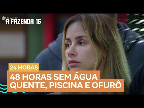 Mais punições: 48 horas sem água quente, piscina e ofurô | A Fazenda 16