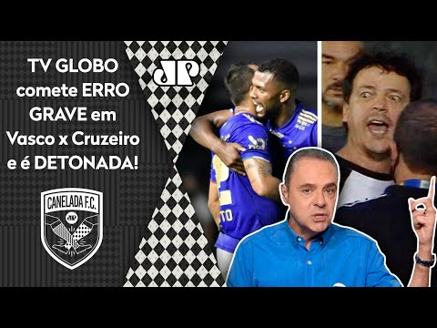 "Foi UMA VERGONHA o que a TV GLOBO fez em Vasco x Cruzeiro! QUE PAPELÃO!" OLHA esse DESABAFO!