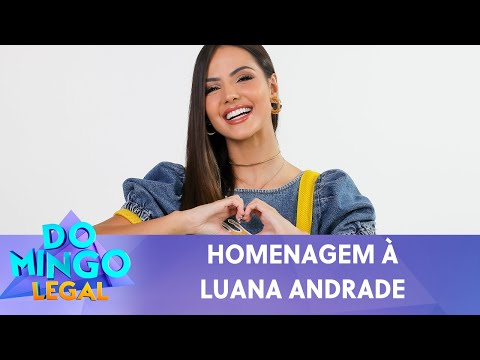 Veja a homenagem à Luana Andrade, nossa eterna assistente de palco | Domingo Legal (12/11/23)