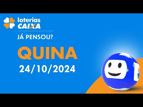 Resultado da Quina - Concurso nº 6566 - 24/10/2024