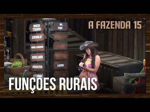 Fazendeira pela segunda vez, Jaquelline distribui tarefas aos peões | A Fazenda 15