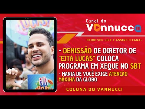 SBT DEMITE MAIS UM DIRETOR. PREVISÃO DE MAIS CORTES? COLUNA DO VANNUCCI (9/10)