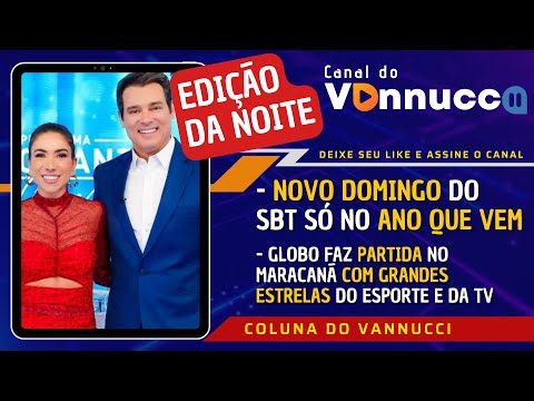 NOVO DOMINGO DO SBT SÓ CHEGA NO ANO QUE VEM. FUTEBOL SOLIDÁRIO PARA SALVAR DOMINGO DA GLOBO