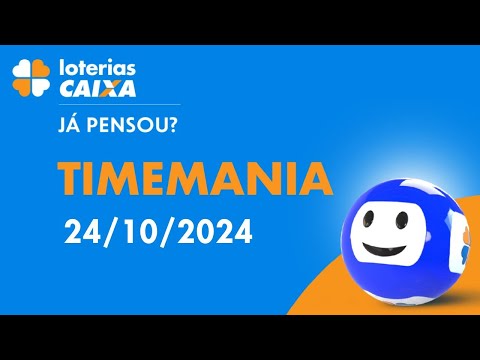 Resultado da Timemania - Concurso nº 2159 - 24/10/2024