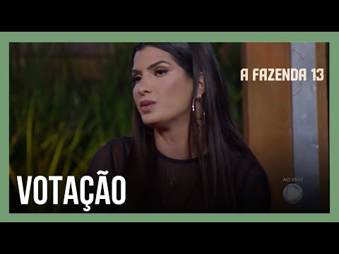 Marina Ferrari vota em Dayane Mello | A Fazenda 13