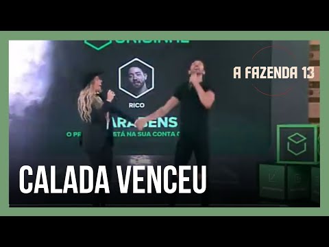 Rico é o grande vencedor da temporada; Bil fica em segundo lugar | A Fazenda 13