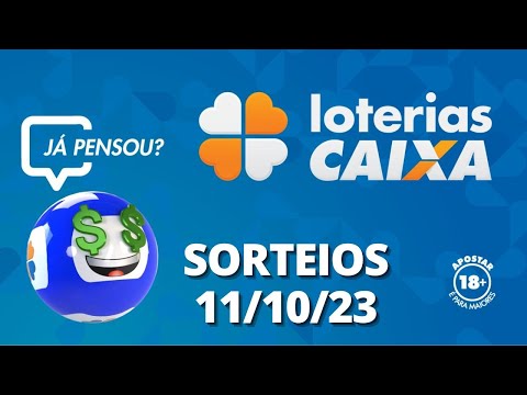 Loterias CAIXA: +Milionária, Quina, Lotofácil e mais 11/10/2023