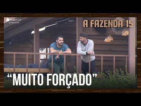 "Acho muito forçado", opina Radamés sobre Jaque cantando | A Fazenda 15