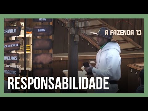 Fazendeiro faz a primeira divisão das atividades rurais da temporada | A Fazenda 13