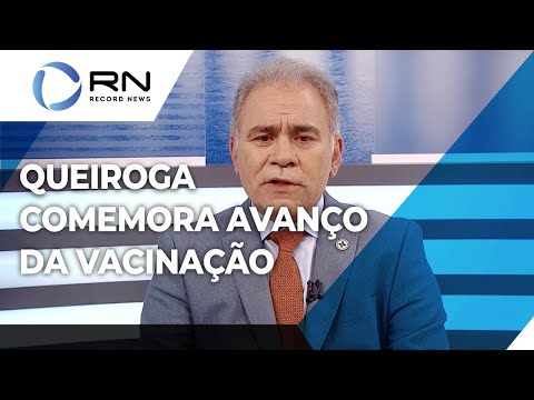 Marcelo Queiroga comemora avanço da vacinação contra a covid-19 no Brasil