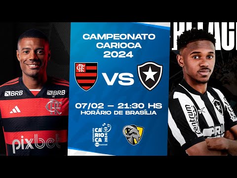 FLAMENGO X BOTAFOGO | CAMPEONATO CARIOCA | AO VIVO E COM IMAGENS