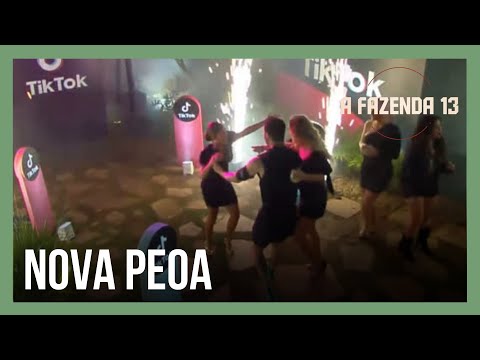 Chegada de Sthefane Matos na festa TikTok surpreende peões | A Fazenda 13