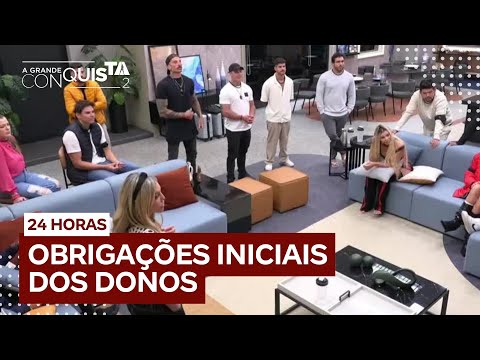 Fellipe e Guipa delegam tarefas e convidam conquisteiros para a luxuosa suíte | A Grande Conquista