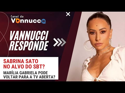 SABRINA SATO NOS DOMINGOS DO SBT? VANNUCCI RESPONDE