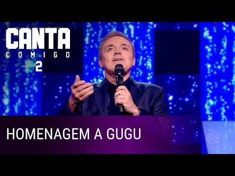 O palco é dele: Gugu abre a segunda semifinal do Canta Comigo