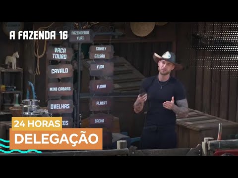 Yuri faz sua segunda delegação de tarefas e recebe aplausos dos peões | A Fazenda 16