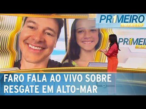 Rodrigo Faro fala sobre filha que resgatou mulher em alto-mar | Primeiro Impacto (08/01/25)