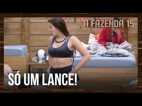 Jaque diz que vai usar Lucas: "Vou dar uns beijinhos" | A Fazenda 15