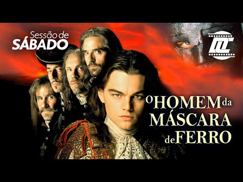 Chamada do filme "O Homem da Máscara de Ferro" na Sessão de Sábado 01/07/2023