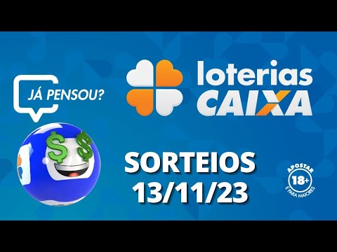 Loterias CAIXA: Quina, Super Sete, Dupla Sena e mais 13/11/2023