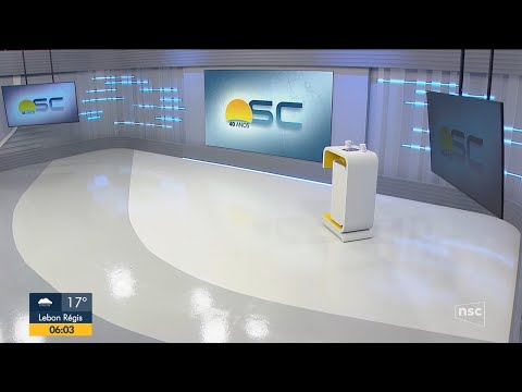 [HD⁶⁰] Bom Dia Santa Catarina, estreia do novo cenário da NSC TV Florianópolis (11/04/2022)