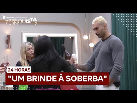 Check-in na suíte das Donas é marcado por briga entre Edlaine, Kaio e Brenno | A Grande Conquista