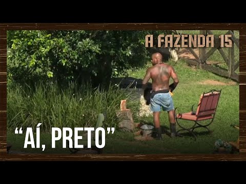 Cezar Black tira a camisa e sensualiza ao dançar para Kally | A Fazenda 15