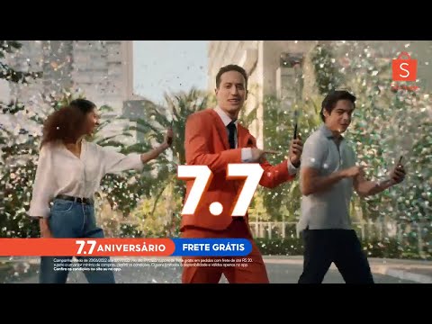 Shopee 7.7 | Nova Propaganda Comercial Anuncio Aniversário 2022