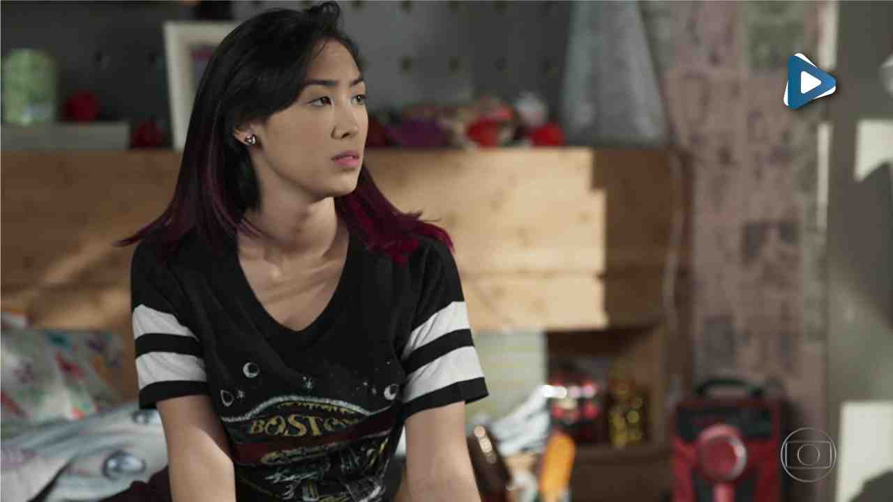 Tina personagem de Ana Hikari em Malhação Viva a Diferença