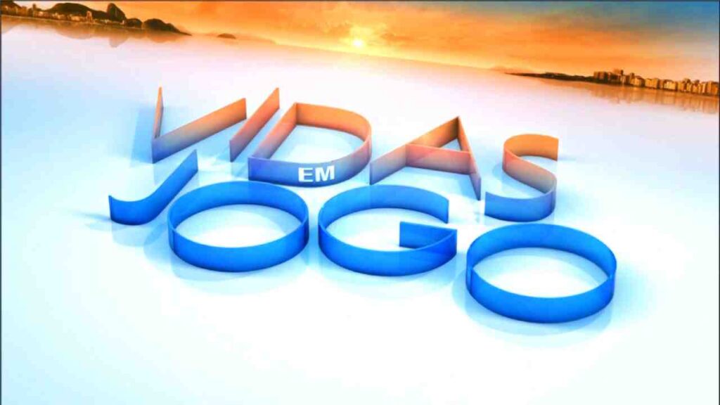 Logo da novela Vidas em Jogo