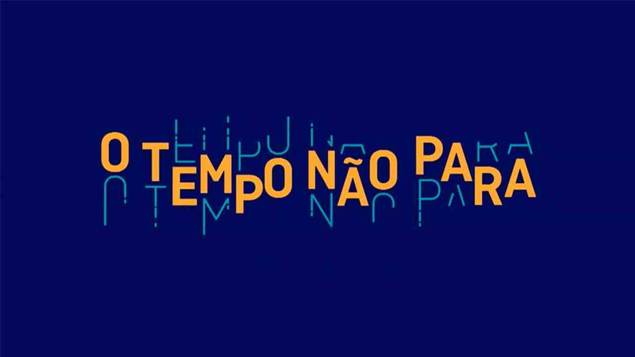 Logo da novela O Tempo Não Para