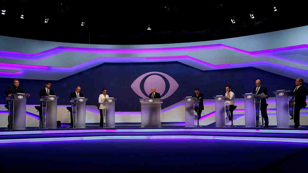 Debate entre candidatos a Presidência da República na Band