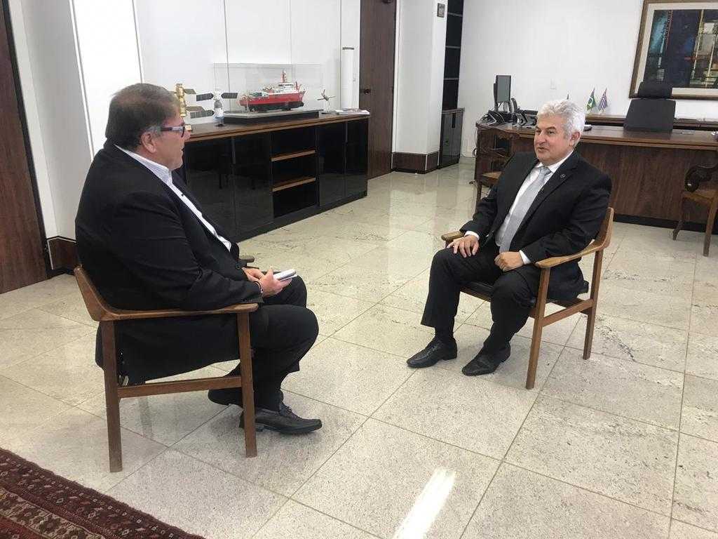 Luciano Faccioli entrevista o Ministro Marcos Pontes