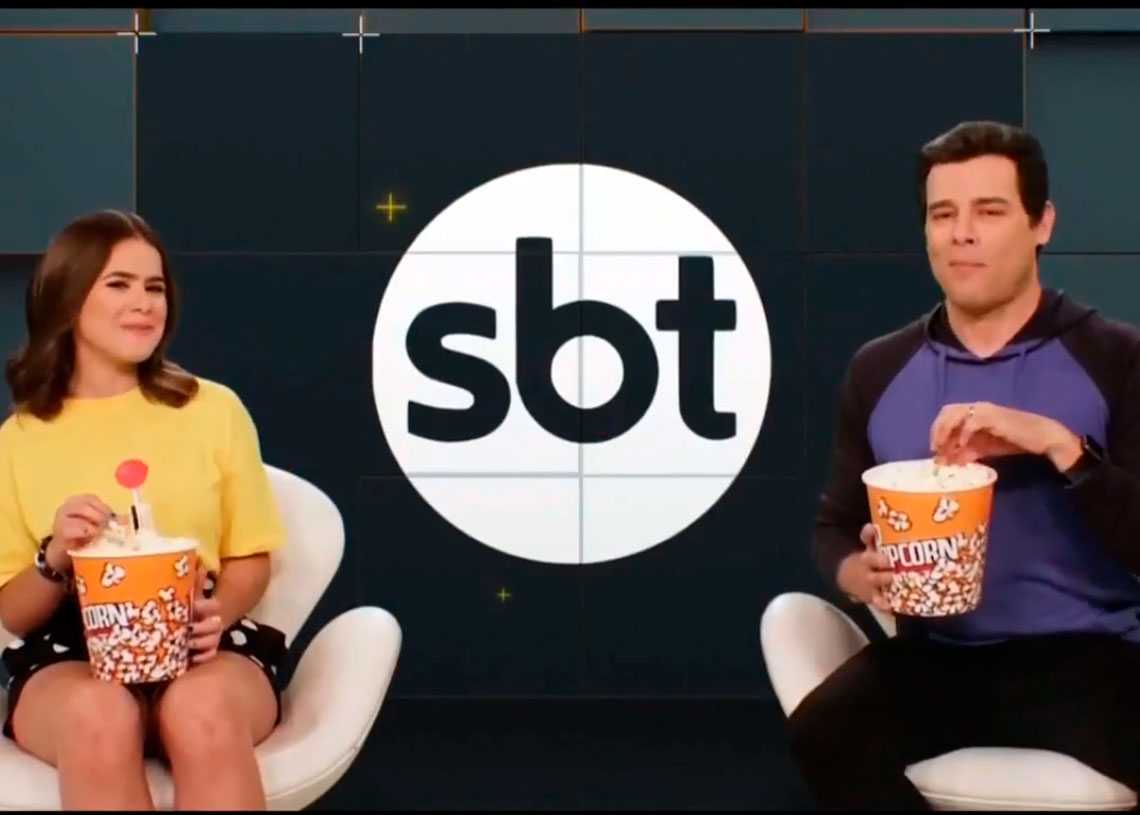 Maisa Silva e Celso Portiolli estrelaram o chamadão de filmes do SBT