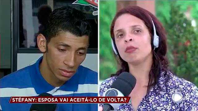 Stéfany ganhou o coração do público ao enfrentar o marido no "Cidade Alerta"