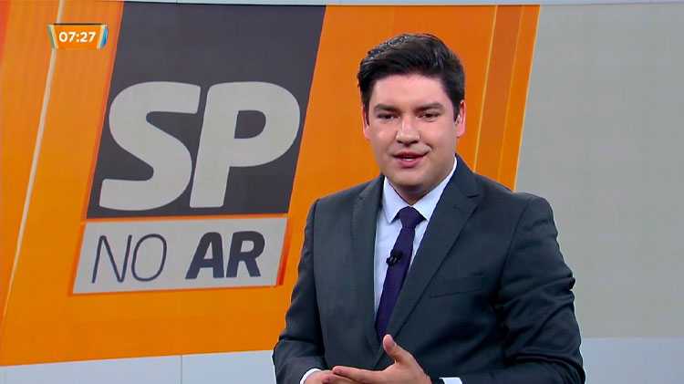 Bruno Peruka apresentando o SP no AR