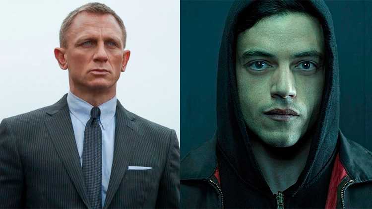 Daniel Craig e Rami Malek novo 007 Bond 25